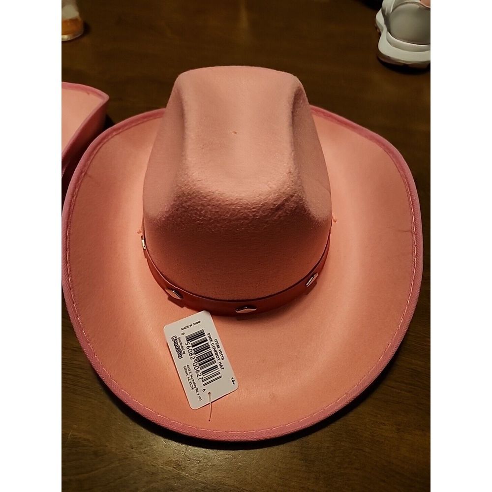 Kangaroo Womens Cowboy Hat (Pink) Set Of 2 *see Description For Defects‎